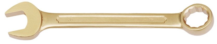 llave combinada - herramienta de 60 mm, fabricada en acero al carbono, ideal para tuercas y tornillos, con acabado cromado para mayor durabilidad.