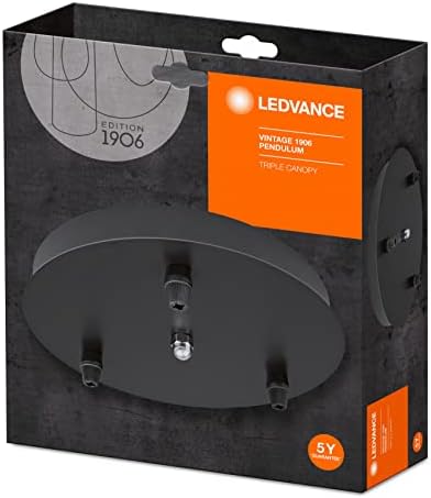 274488 FLORON 3 SALIDAS NEGRO P/PENDULUM OSRAM